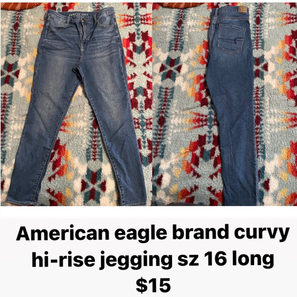 American Eagle Curvy hi-rise jegging